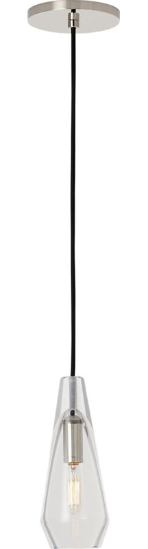 Lustra 1 - Light Pendant, Polished Nickel, No