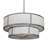 Jayne 6 - Light Beige/Gray Drum Pendant