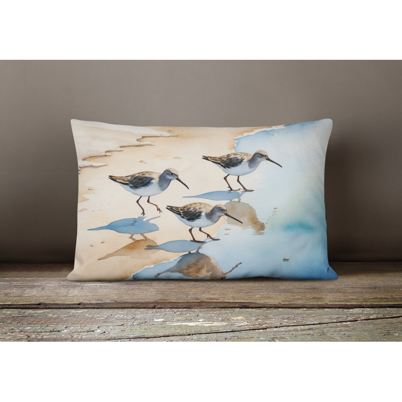 Coussin Sandpipers, Rectangle H 12 po x l 16 po