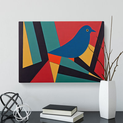 Dove Bird Abstract Vol.4 - Wrapped Canvas