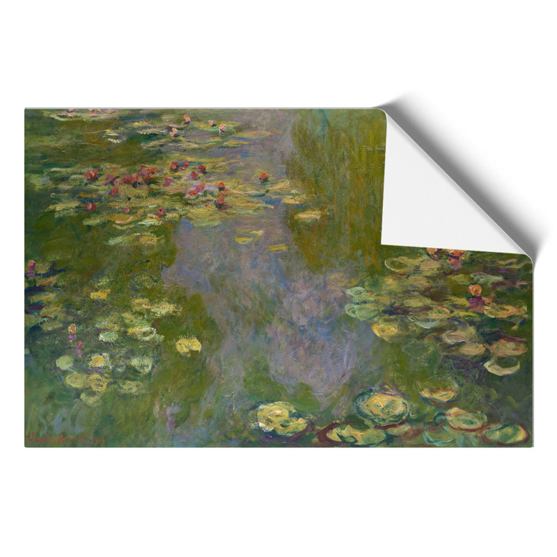 Water Lilies Lily Pond Vol.36 by Claude Monet - No Frame Painting, 30cm H x 42cm W x 0.1cm D