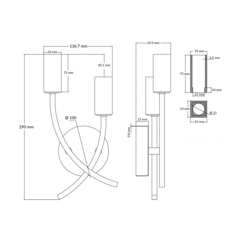 Kaylah Armed Sconce
