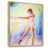 Toile naturelle avec cadre flottant