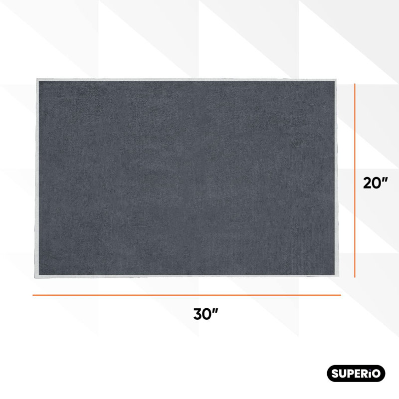 Très grande lingette en microfibre Superio de 20 po x 30 po pour chiffon en microfibre Superio
