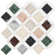 Lula Multicolor 11.92 in. x 11.92 in. Polished Marble Floor and Wall Mosaic Tile (0.98Sq. Ft. /Each)