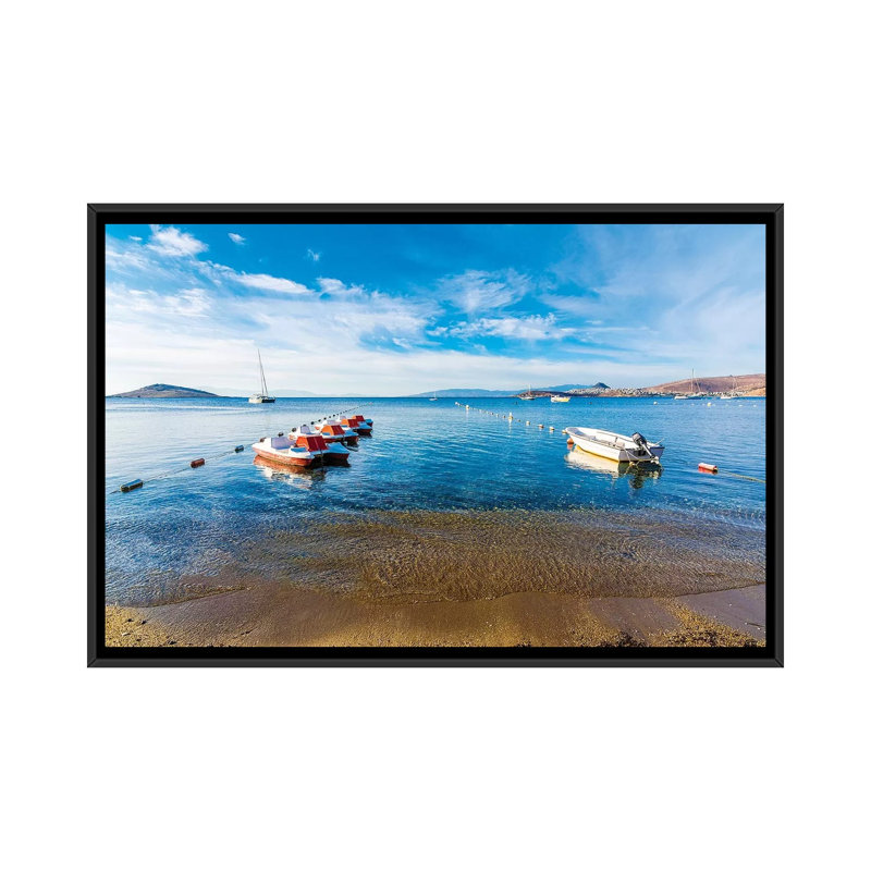 Bodrum,Turkey V by Nejdet Duzen - Print on Canvas, 101.6 cm H x 66.04 cm W, Black Framed