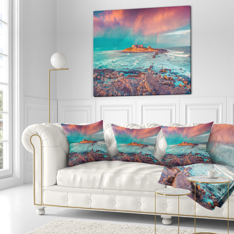 Coussin Waters in Spring, H 18 po x l 18 po