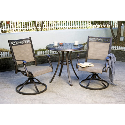 Alce 2 - Person Patio Dining Set with Round Table
