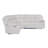 U6026 White Sectional-1176156843