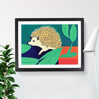 Cute Hedgehog - Framed Print