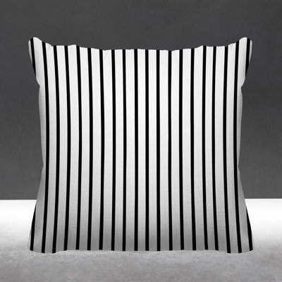 Bonnie Striped Cotton Reversible Pillow Cover