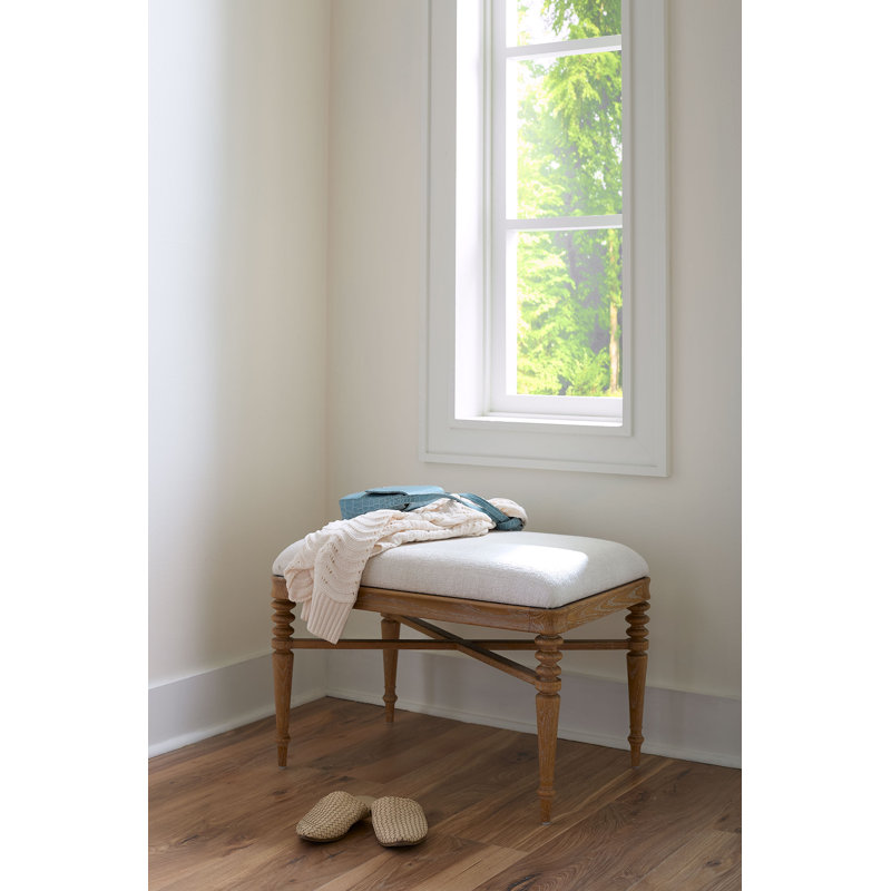 Lawrence Stool, Glazed Whisper White