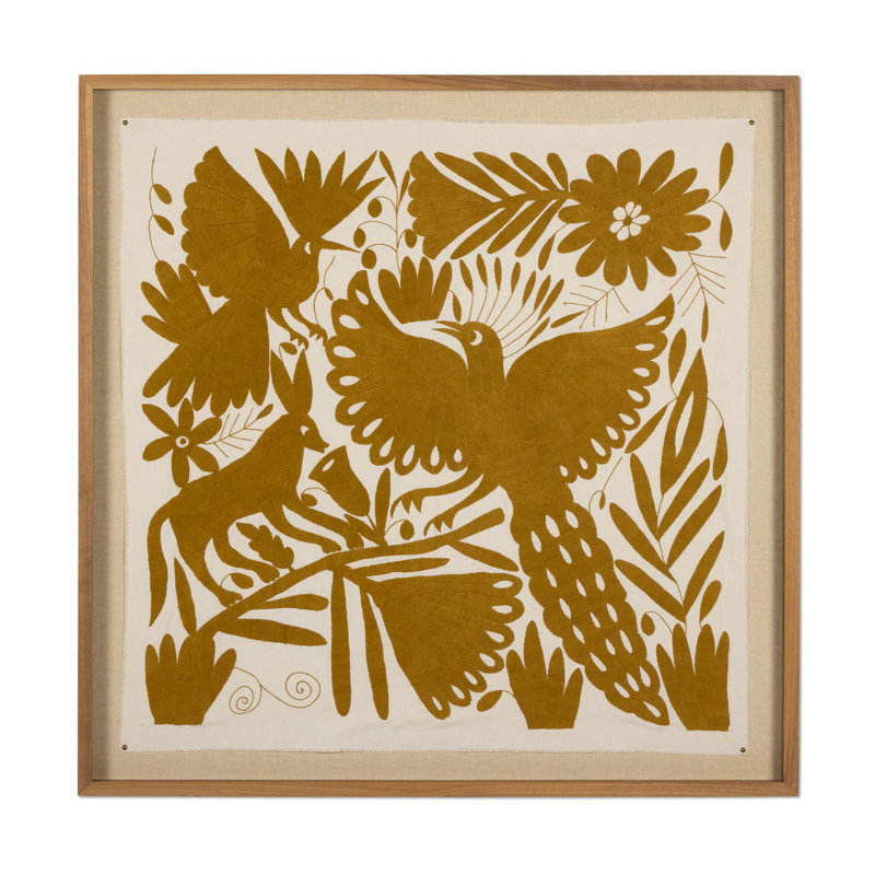 Otomi Framed Textile