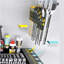 Heavy-Duty 4-Tier Wall-Mounted Garage Tool Organizer