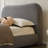 Modern Upholstered Platform Bed with Curved Headboard and Rounded Footboard-710002144-710002079