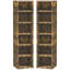 Anbria 115cm H x 30cm W Bookcase
