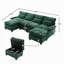 Canapés modulaires rembourrés et confortables-1143524693