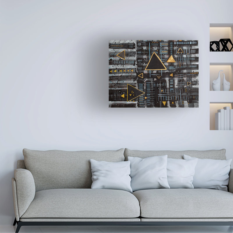 Lori Arbel «Intersection», art sur toile, H 14 po x l 19 po
