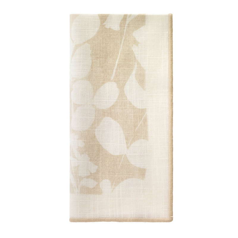 Fleur De Lin 22" Napkin, Beige