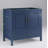 Blue 36" Bath Vanity with Bottom Drawer Sink Cabinet Without Top