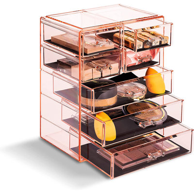 Boîte de rangement pour maquillage et bijoux