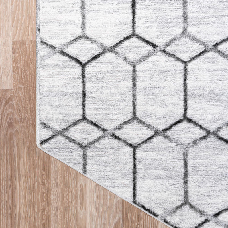 Eshin Geometric Indoor Rug, Octagon 5'3"
