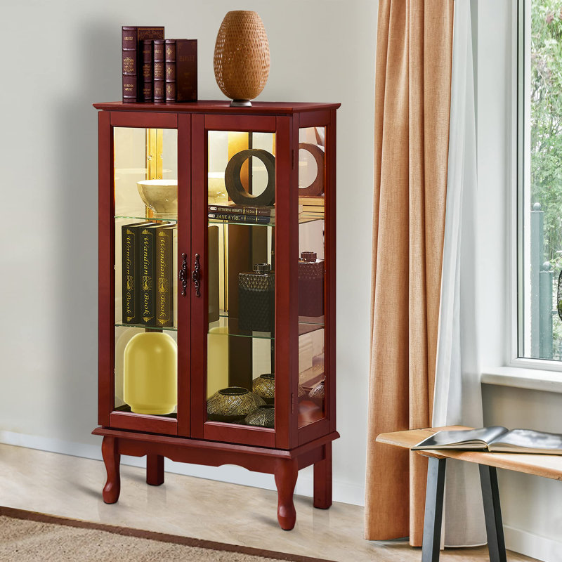 Vitrine lumineuse Kleinschmidt, Cerisier