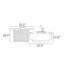Table basse ronde de style italien