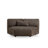 Nathanel Stylish Corner Sofa, Brown, 172.4 x 42.5 x 31.1 inches | Beech Wood & Chipboard Frame, 100% Polyester Fabric, 28 DNS Foam Back, Fixed Cushions, Square Walnut Legs | Modern Comfort for Living Room & Lounge Areas