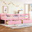 Lit plateforme simple rose TG-486083950