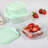 Martha Stewart Hadsell 6 Piece Borosilicate Glass Square Storage Container Set w/ Pop Lids