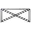 Calix Glass Top Console Table-99930469-50309257