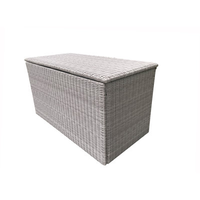 Highland Dunes Durr 170 cm W 1000 L Water Resistant Wicker Deck Box