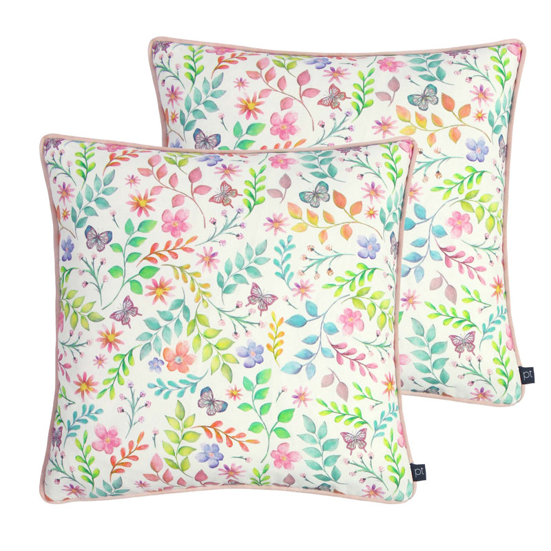 Floral Square Cushion