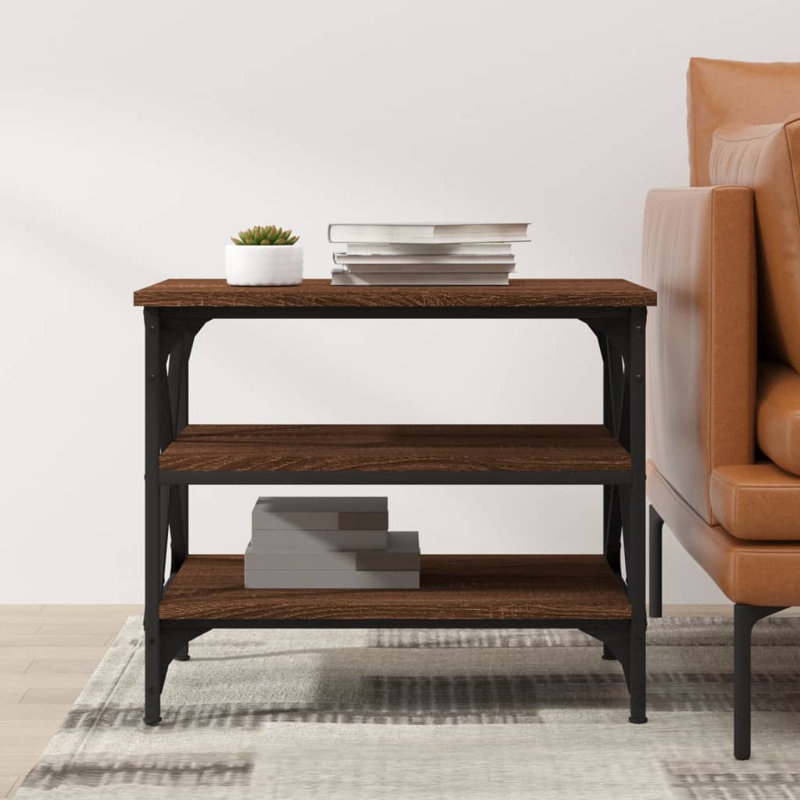 Haderslev End Table, Brown Oak