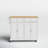 Idlewild 52 " W Kitchen Cart with Solid Wood Top-1265041940