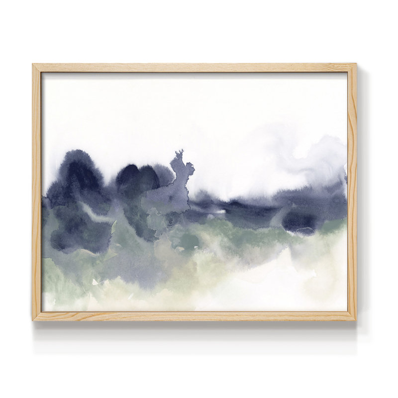 «Lake Fog I», reproduction encadrée, H 8 po x l 10 po, Naturel