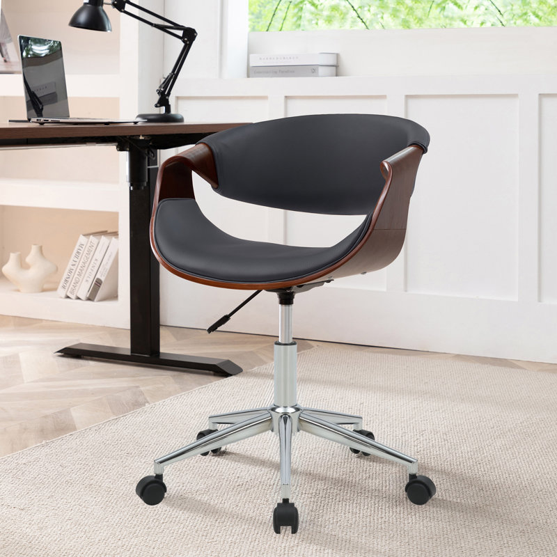 Chaise de bureau George Oliver Brina, Noir