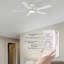 Ventilateur de plafond intelligent 52 "avec lumière-650498161-650498160