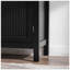 Buffet de rangement moderne avec porte en rotin artificiel, parfait pour le salon, le vestibule et la cuisine