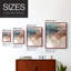Red Ochre abstrait III, reproduction encadrée - bois massif-977615809-977615817