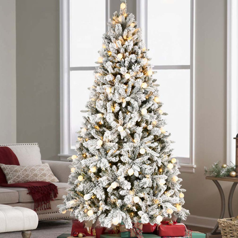 Arbre de Noël 7,5 pi avec lumières DEL, H 7,5 pi