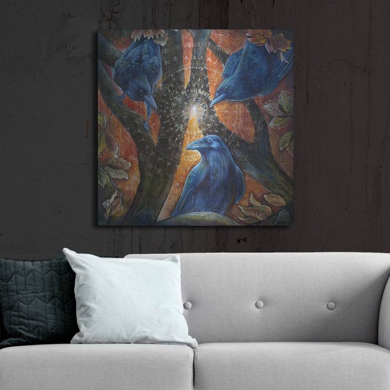  «Keepers Of Secrets» par Verena Wild, art mural en métal, 36 po x 36 po