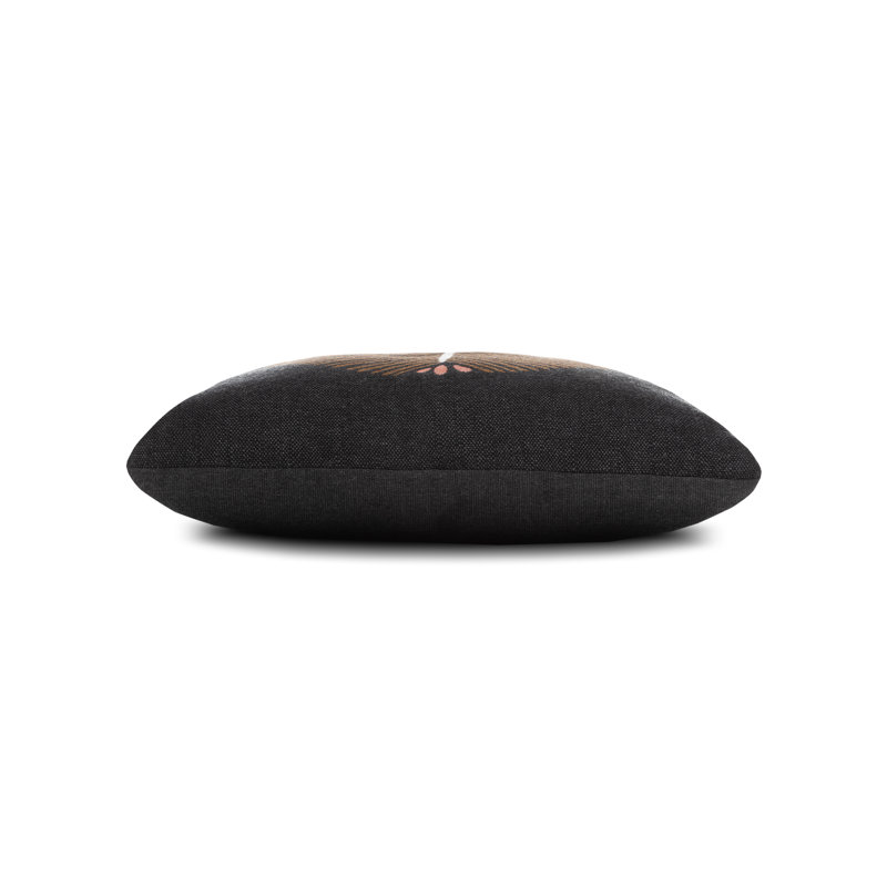 Direction Sunbrella® Throw Square Indoor/Outdoor Pillow Cover & Insert by Elaine Smith, Indigo, 20"H X 20"W