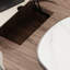 Table de bout en cuir crème