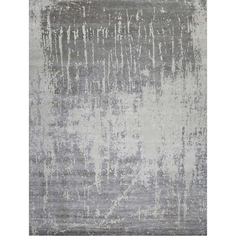 Hand Knotted Indoor Rug, Rectangle 6' x 9'