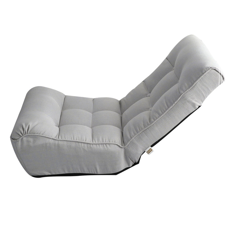 Canapé simple inclinable paresseux, Lin gris