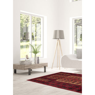 Dequita Wool Oriental Indoor Rug