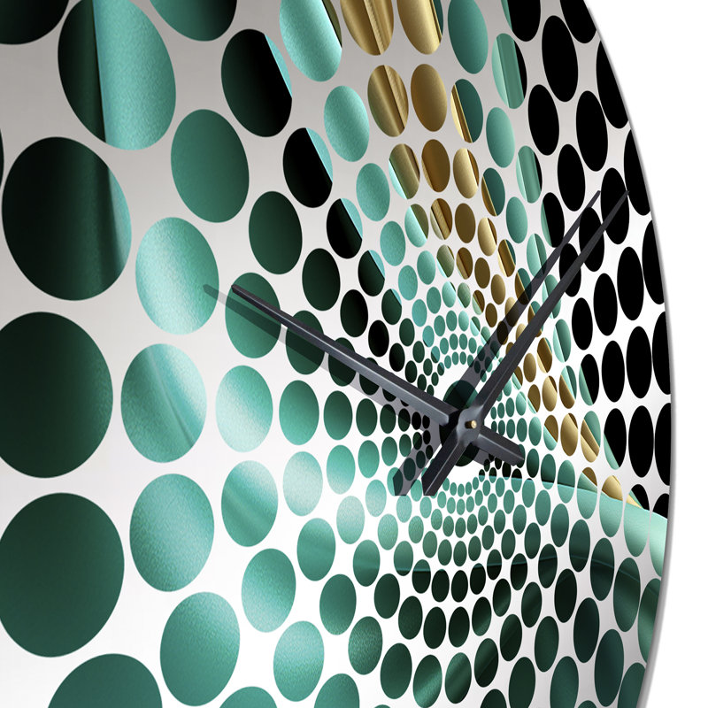 Horloge murale Jauron - Collages abstraits, Grand