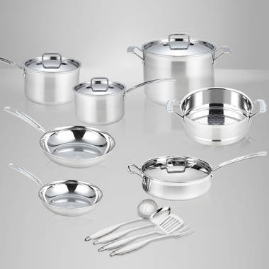 Cuisinart MultiClad Pro Stainless Steel 7 Piece Cookware Set